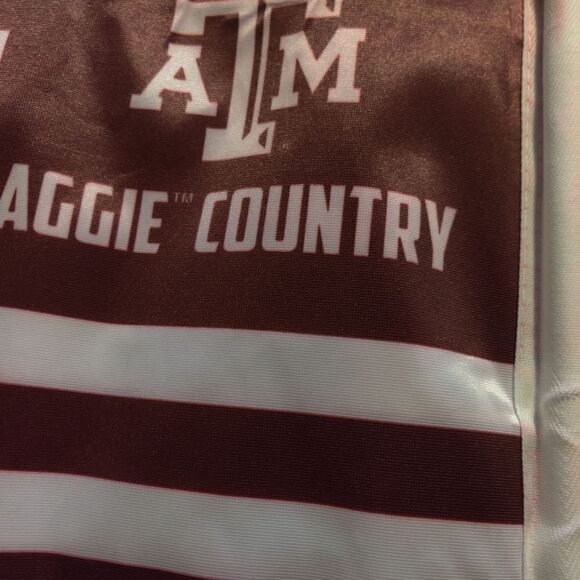 NEW Texas A&M Aggies Exclusive Double Sided Car Flag College Window Clip - Picture 3 of 5